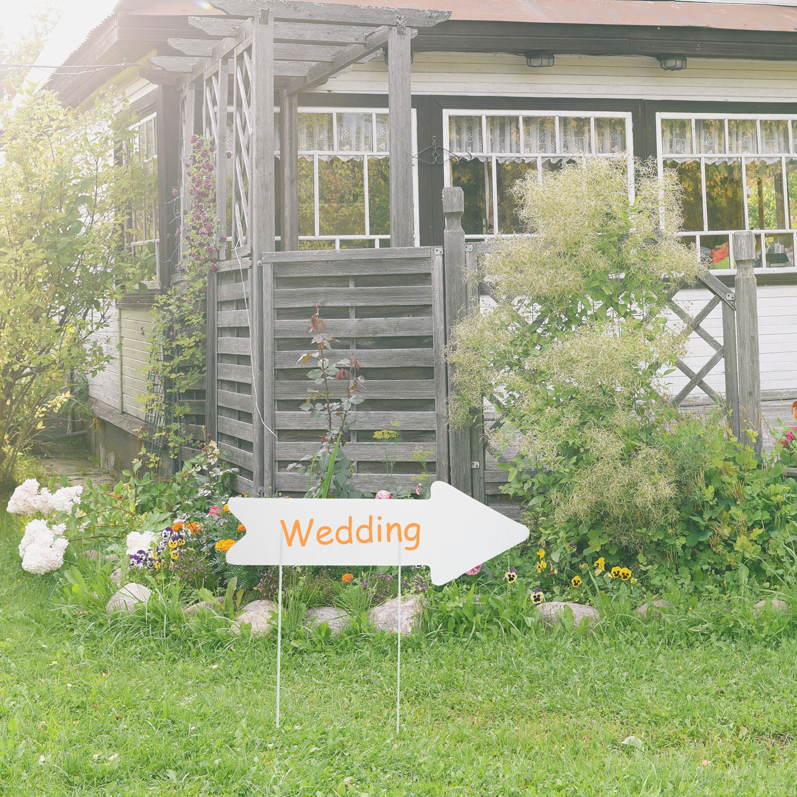 Yard Sign Blank - 5Pcs Blank Yard Garden Signs Plastic