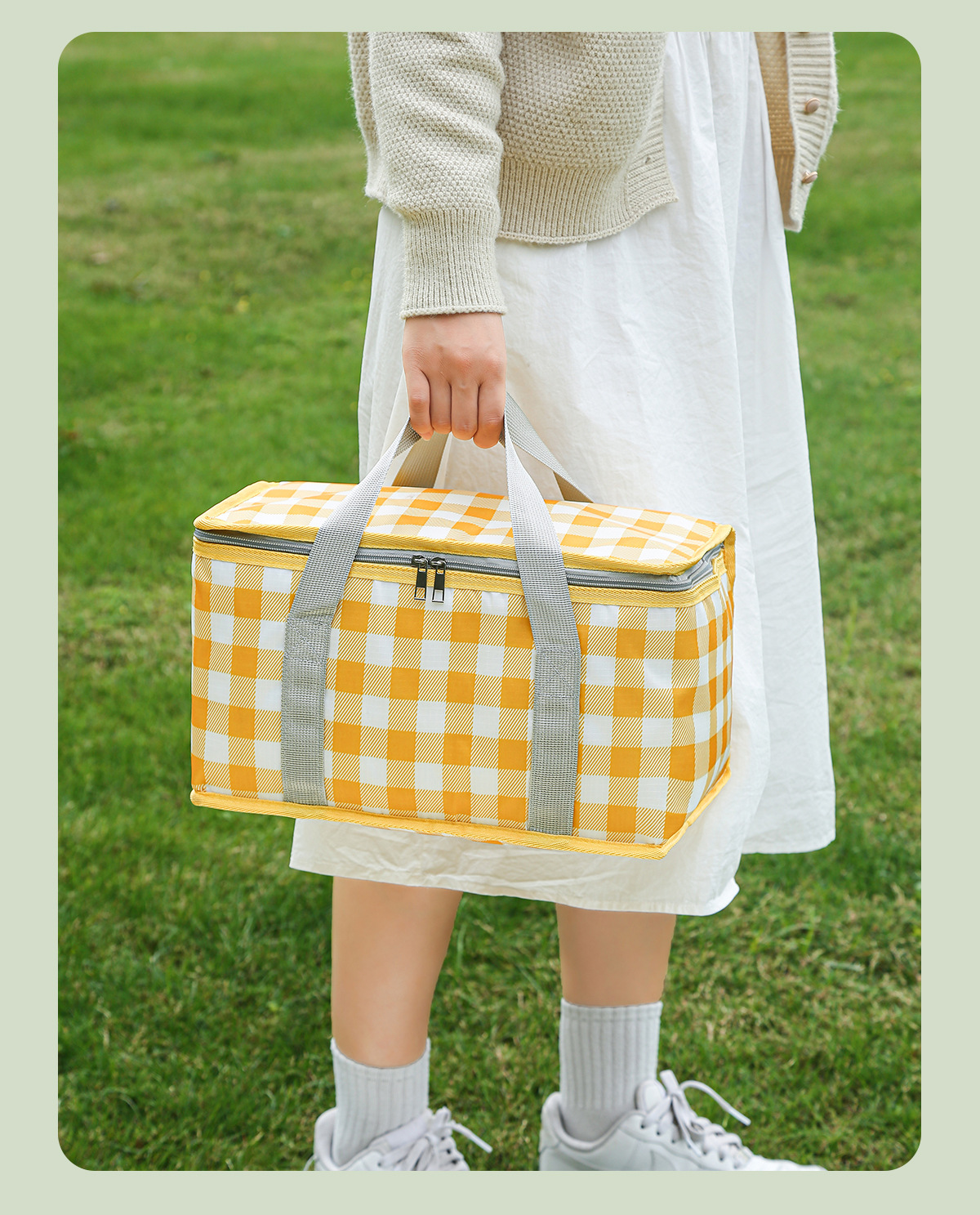 Large Capacity Insulated Picni - Tote Bag Sublimation ulasan dan harga