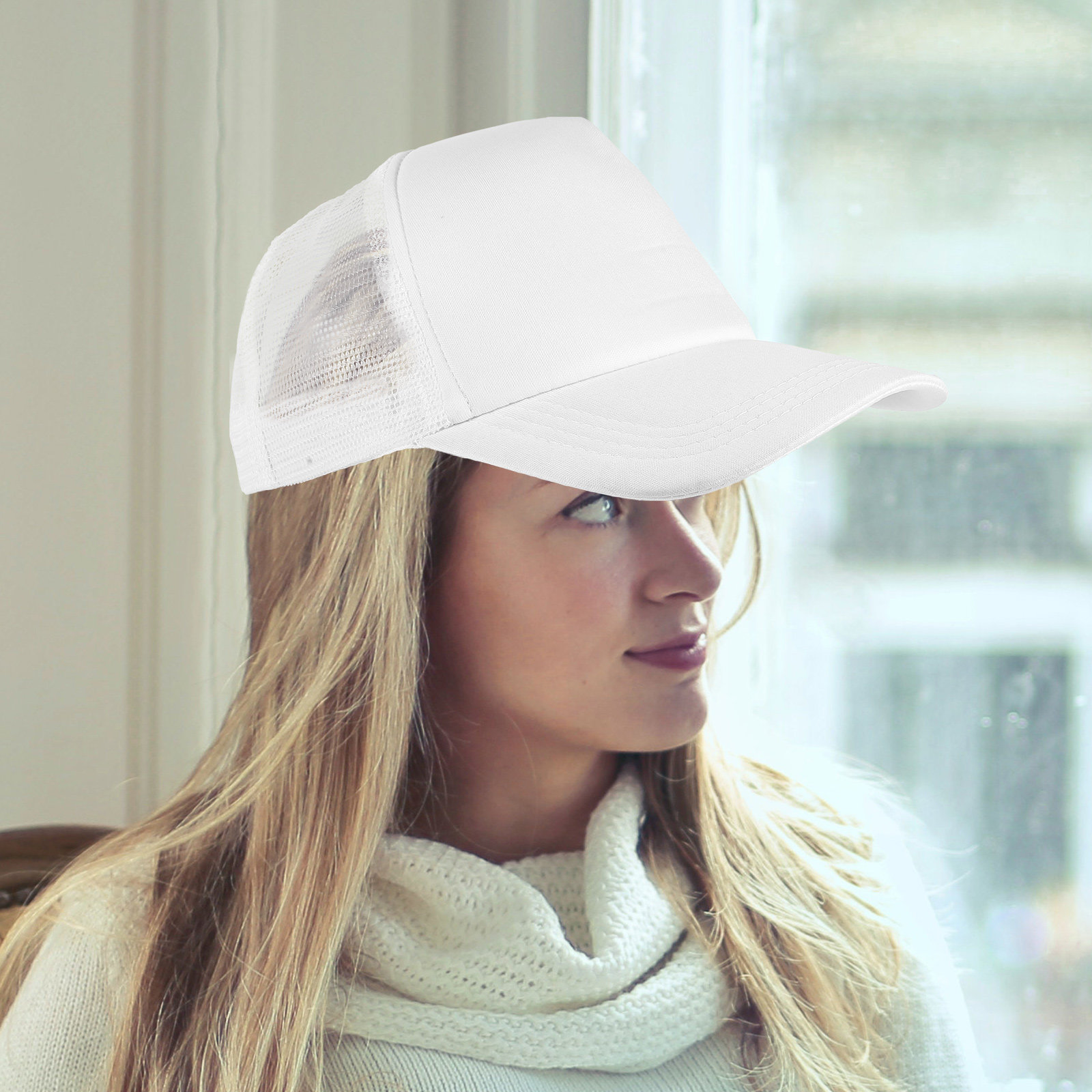 10Pcs Blank Mesh Baseball Hat  - Hat Sublimation Blank ulasan dan harga