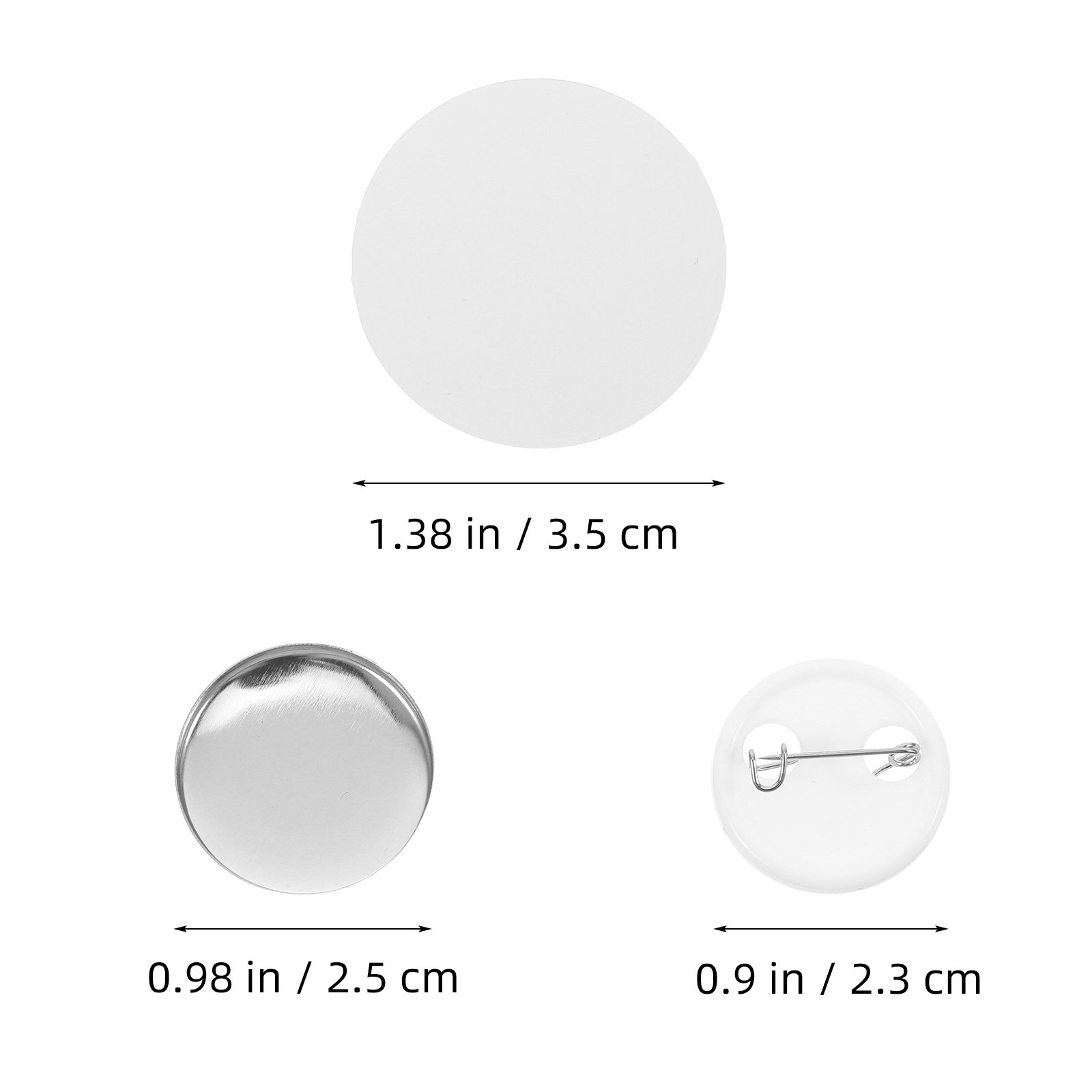1Set Tinplate Badge Supplies R - Button Badge Blank ulasan dan harga