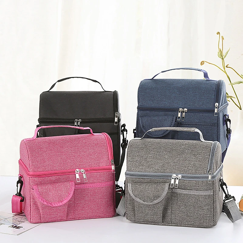 Large Insulated Lunch Box Leak - Tote Bag Sublimation ulasan dan harga