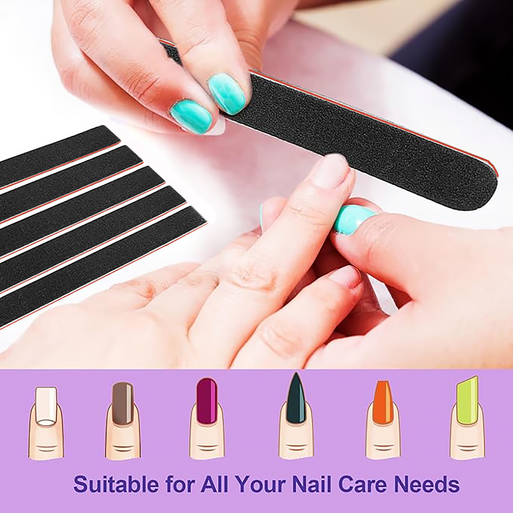 4pcs Professional Nail Files D - Photo Acrylic Block ulasan dan harga