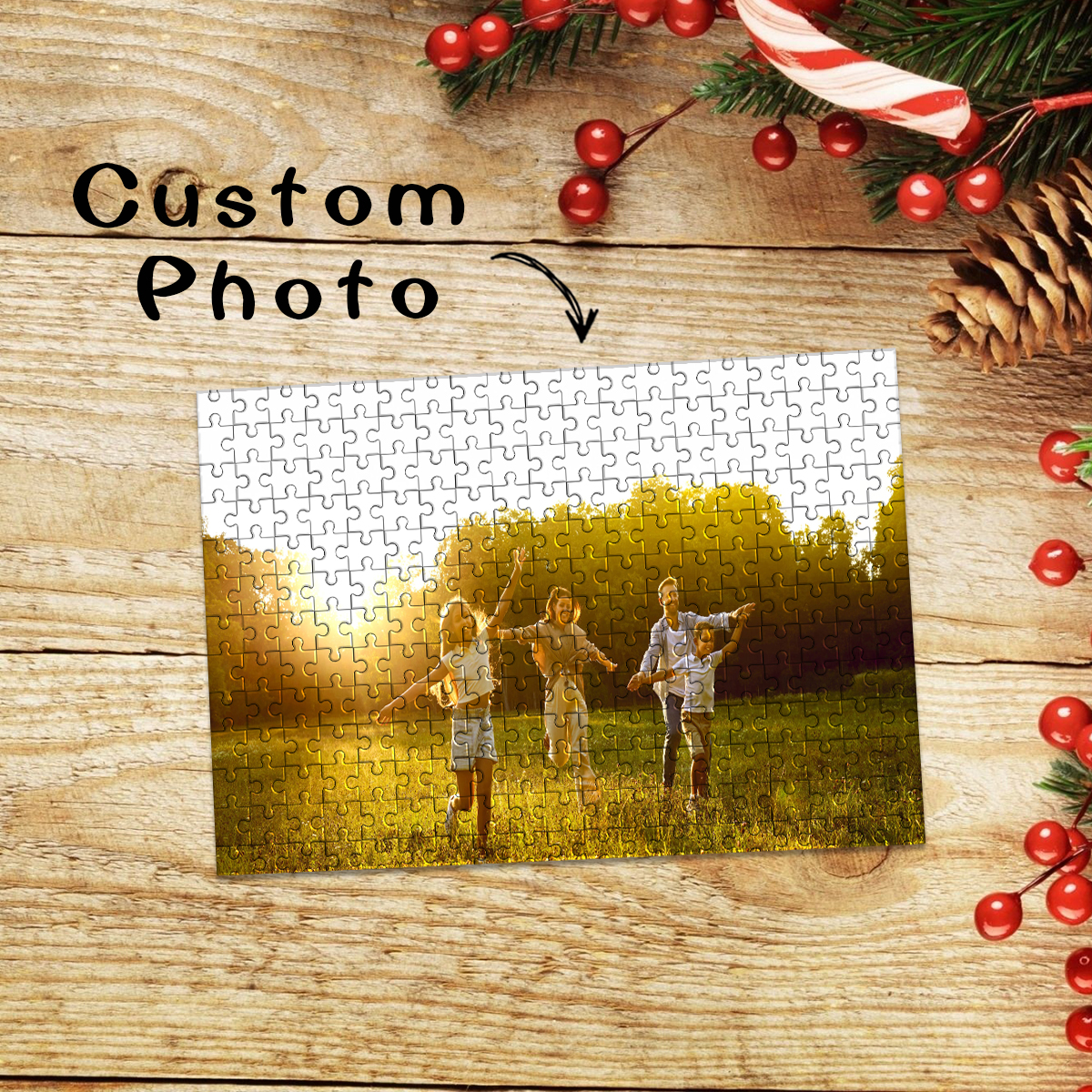 1pc Custom Photo Single Portra - Puzzle Blank White ulasan dan harga