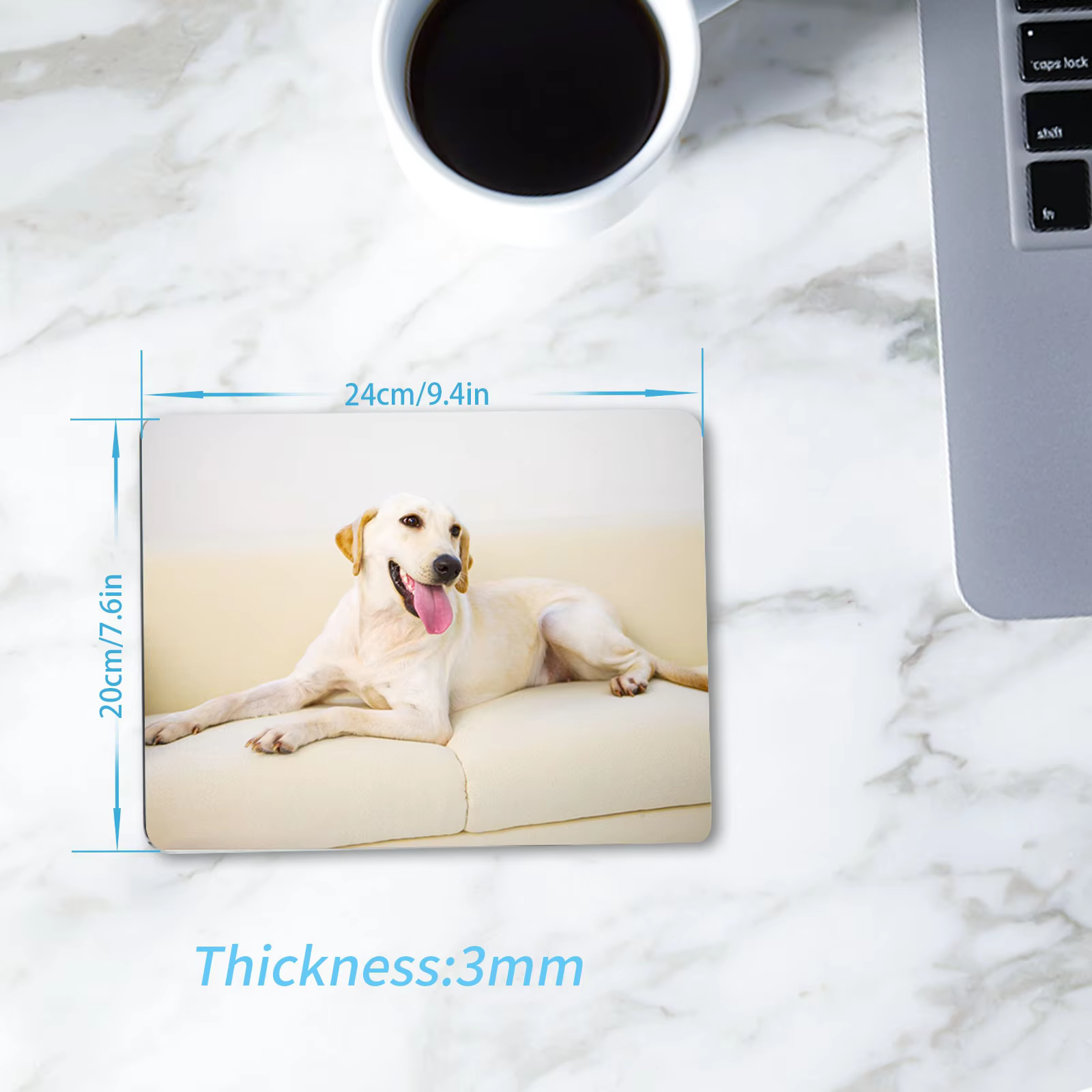 1 Pc Sublimation Mouse Pad Bla - Mouse Pad Blank Sublimation ulasan dan harga