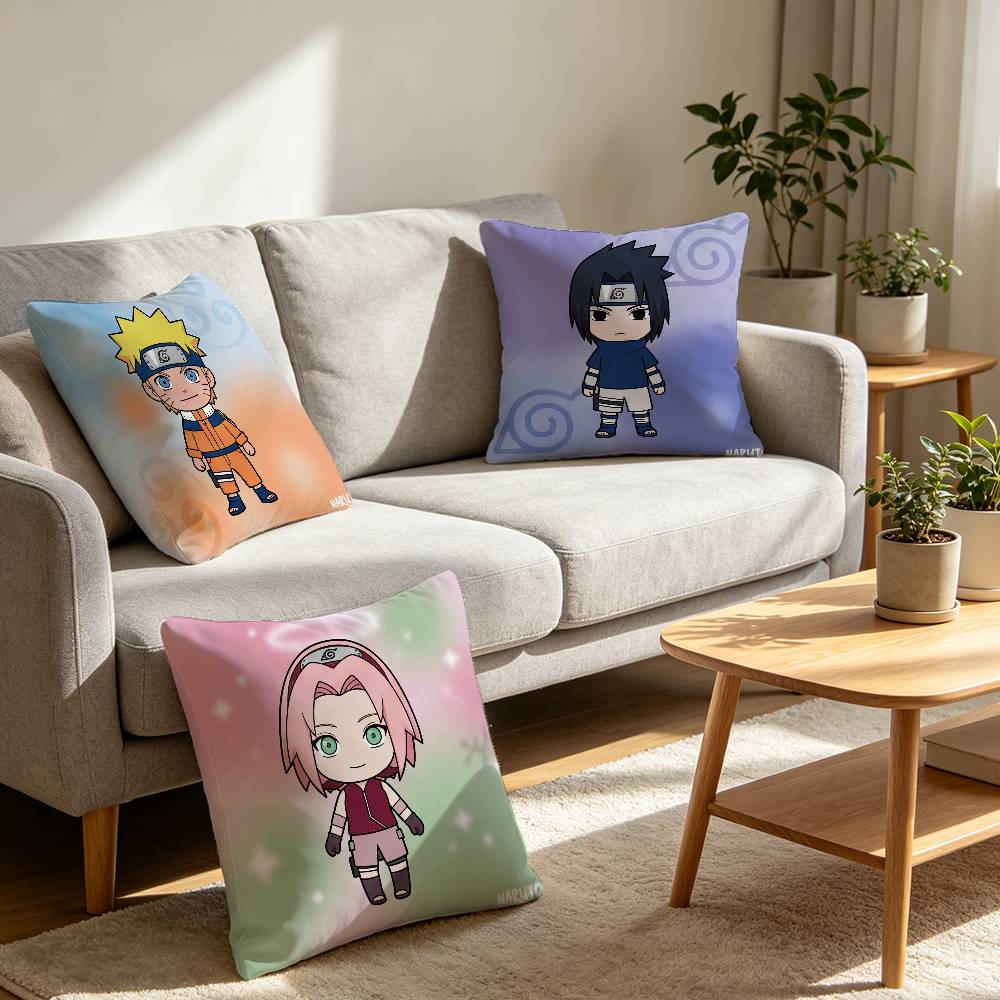 Uzumaki Naruto Fashion Decor T - Pillow Cover Sublimation ulasan dan harga