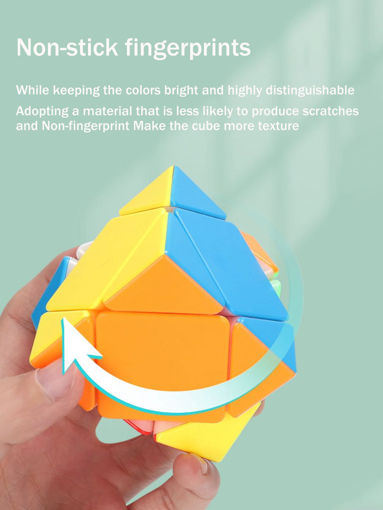 SENGSO Skewb Speed Cube Sticke - Puzzle Blank White ulasan dan harga