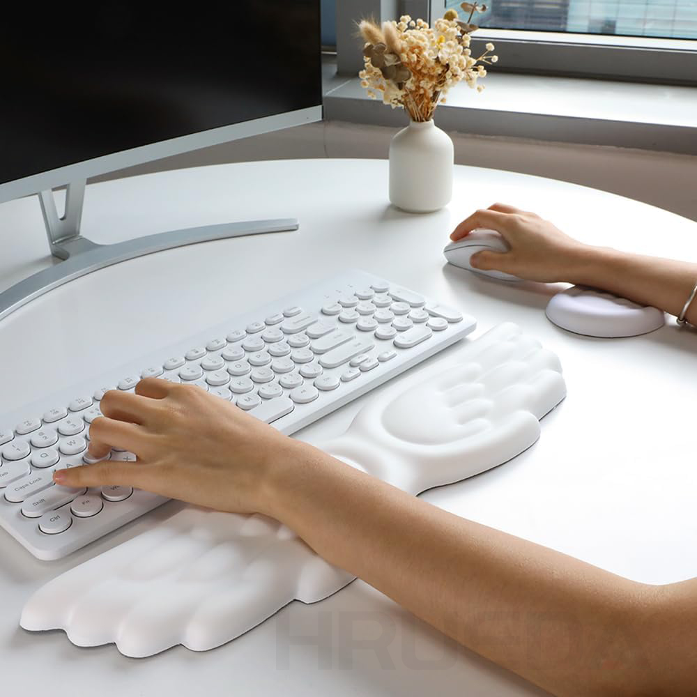 Mousepad Ergonomic Angel Keybo - Mouse Pad Blank Sublimation ulasan dan harga