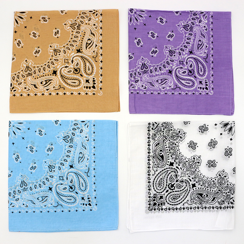 55CM Square Scarf  Women Sprin - Bandana Blank White ulasan dan harga