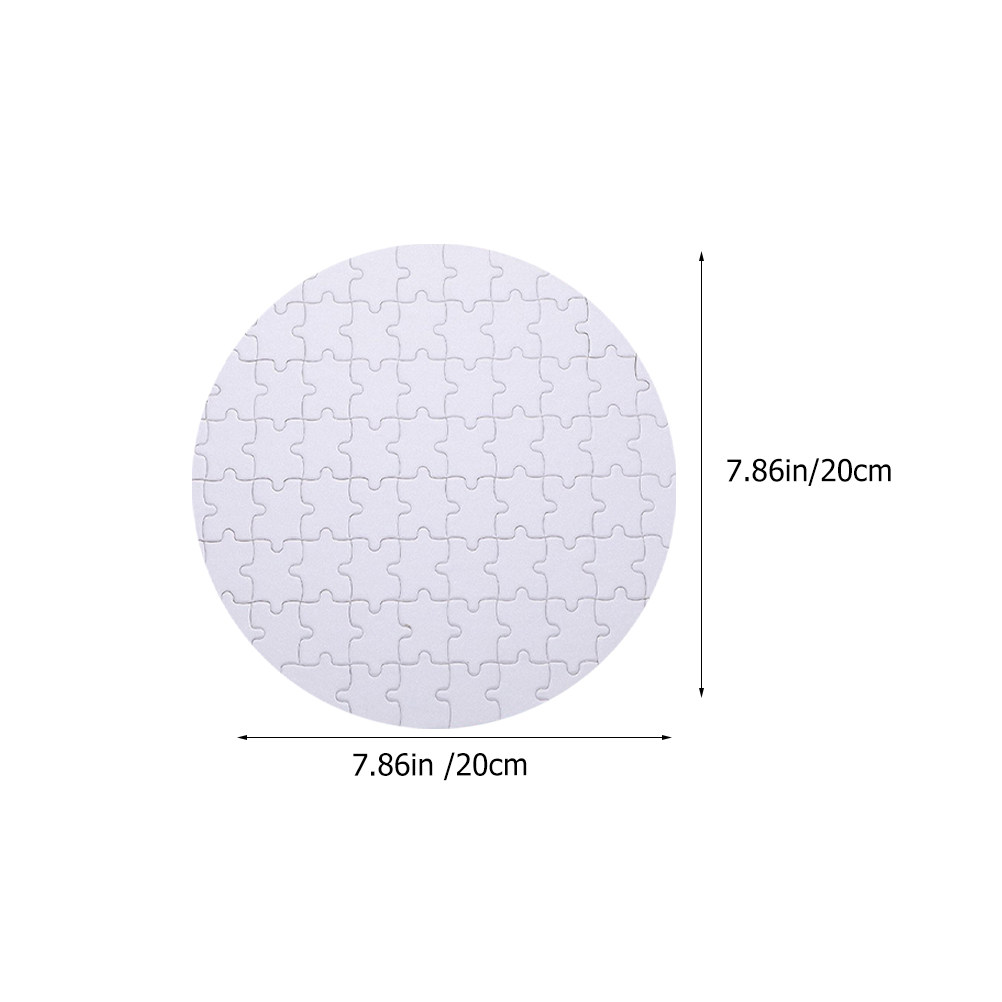 4Pcs White Sublimation Puzzle  - Puzzle Blank White ulasan dan harga