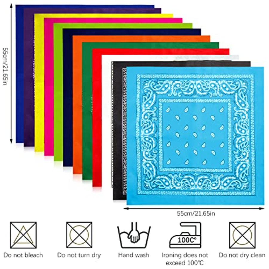12- Bandanas for Men Women Pai - Bandana Blank White ulasan dan harga