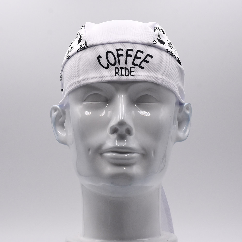 Classic Men White Cycling Cap  - Bandana Blank White ulasan dan harga